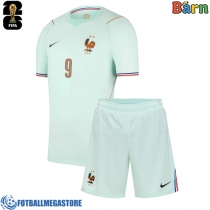 Fotballdrakt Barn Frankrike Marcus Thuram #9 Bortedraktsett VM 2026 Kortermet (+ Korte bukser)